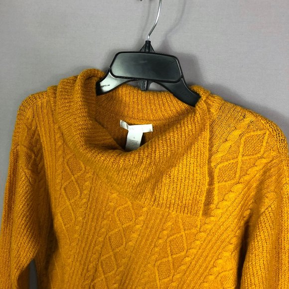 Design History Women's Burnt Squash Knitted Sweater Size Small - Picture 2 of 7